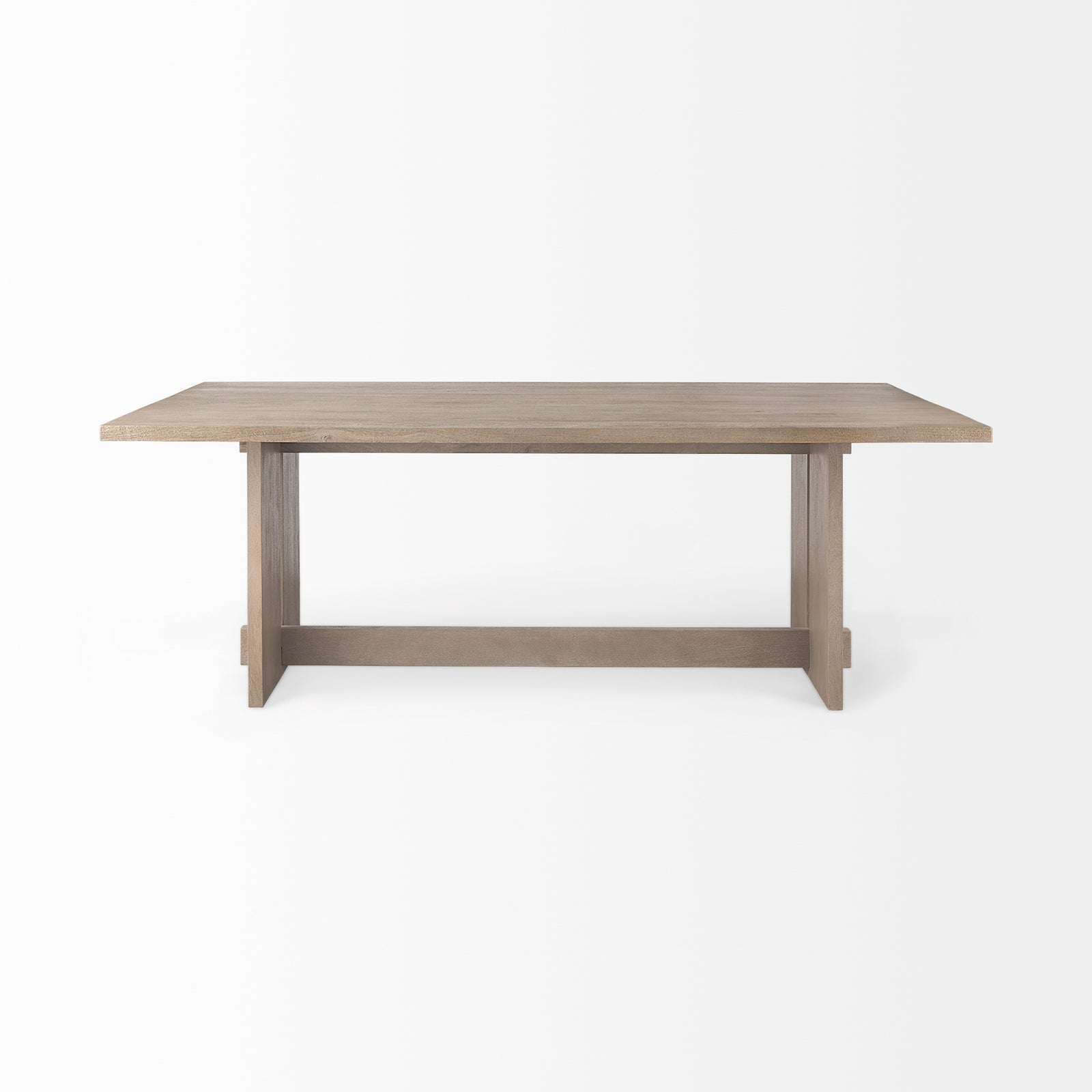 Aida Dining Table - Light Gray Finish