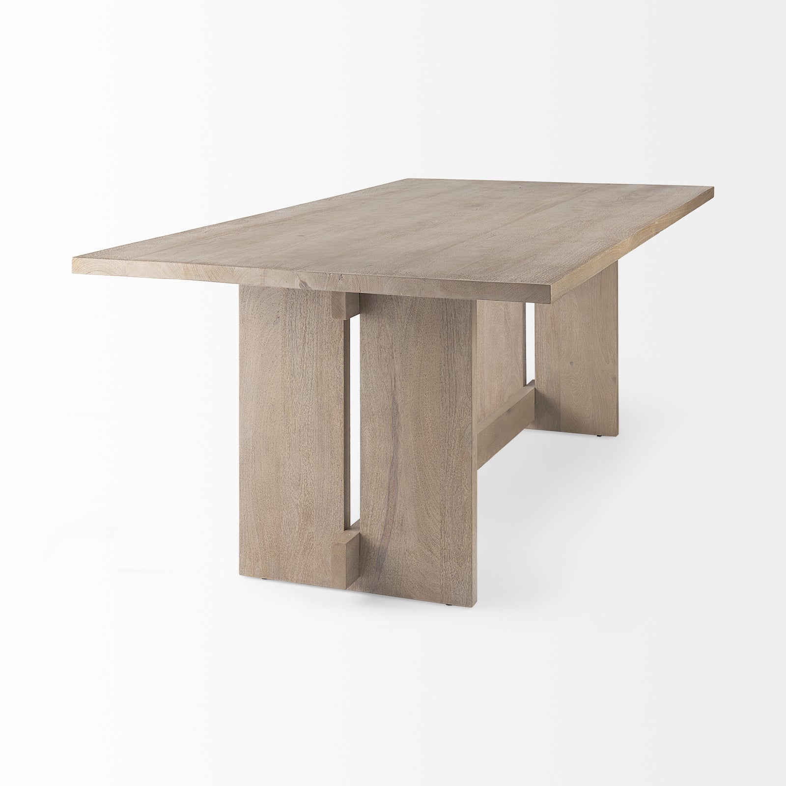 Aida Dining Table - Light Gray Finish