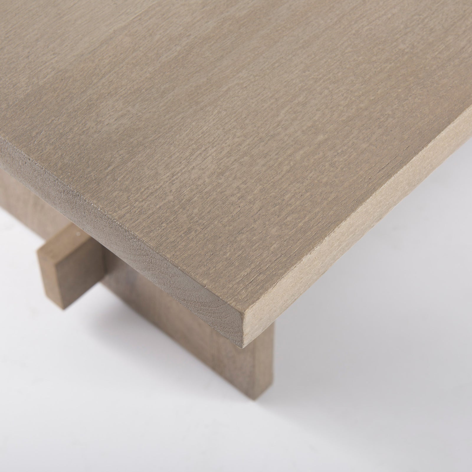 Aida Dining Table - Light Gray Finish