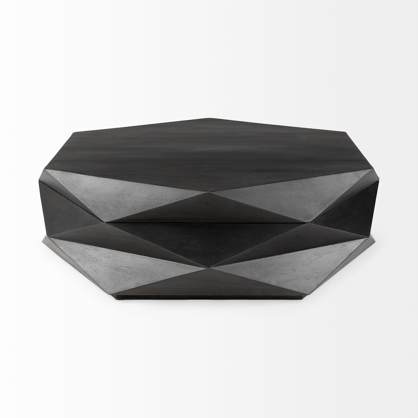Arreto Storage Coffee Table- Black