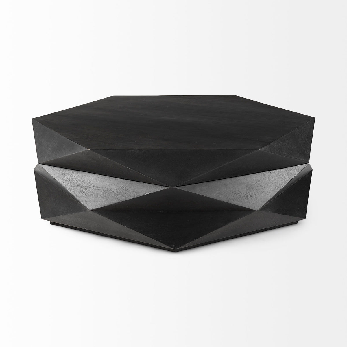 Arreto Storage Coffee Table- Black