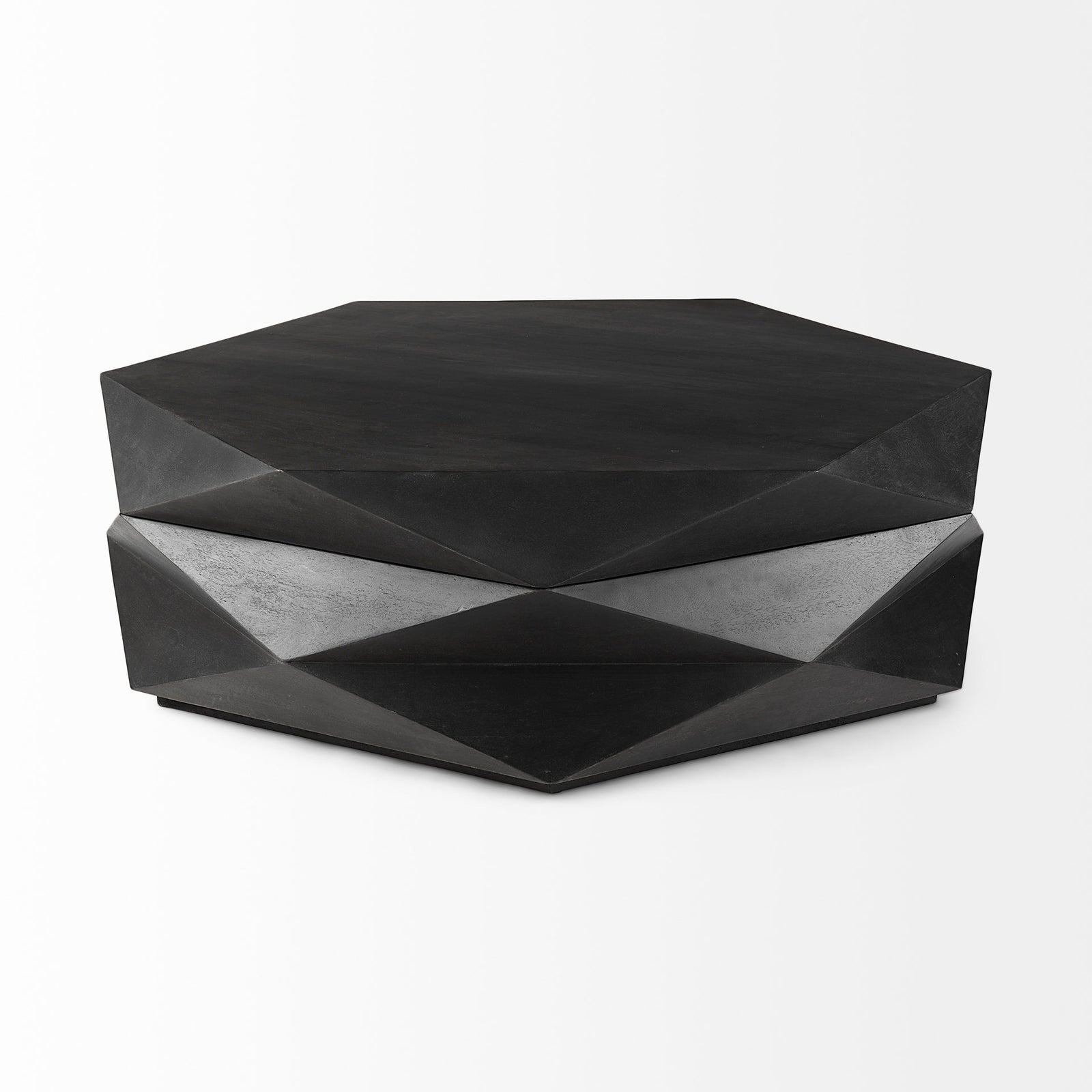 Arreto Storage Coffee Table- Black