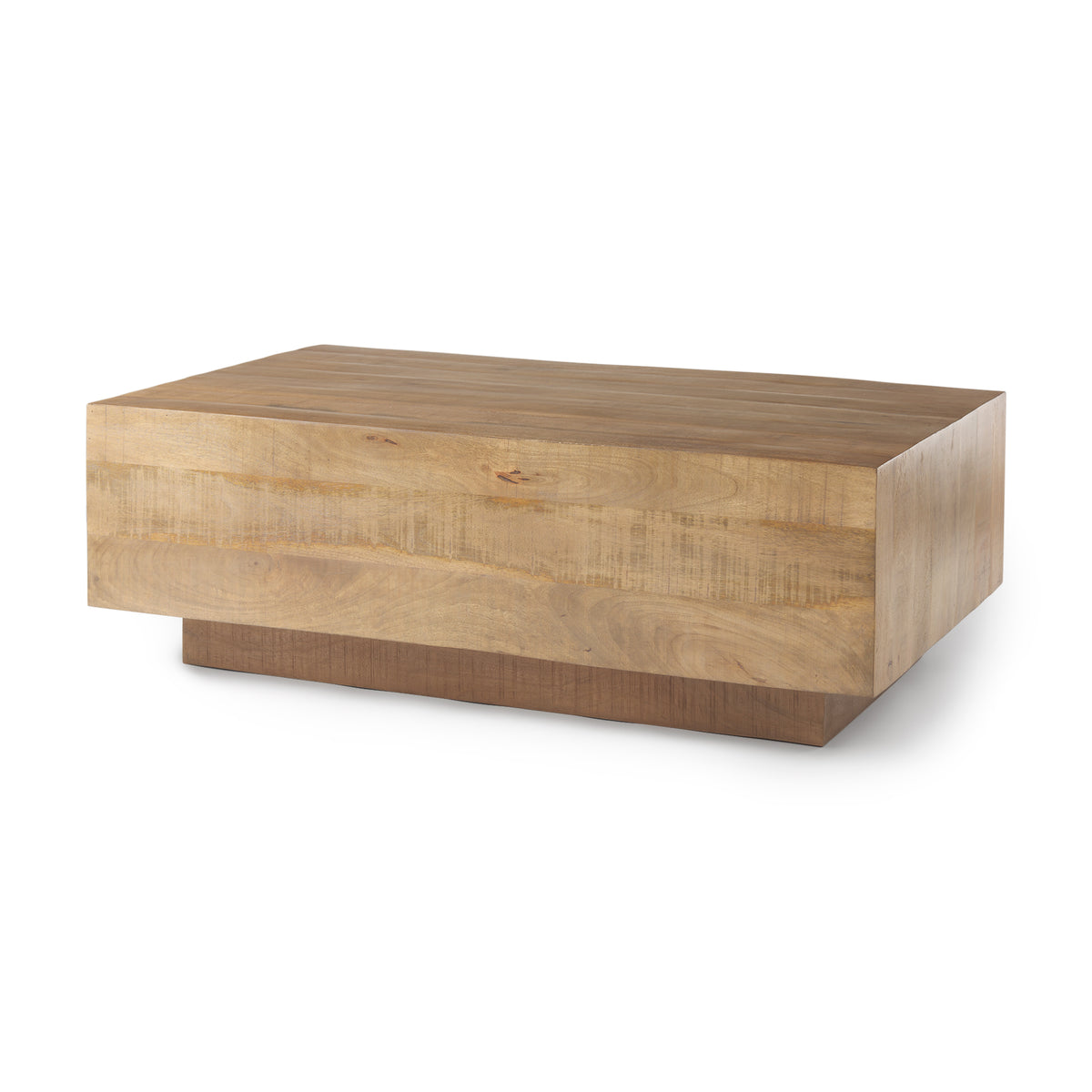 Hayden Coffee Table - Light Brown Wood