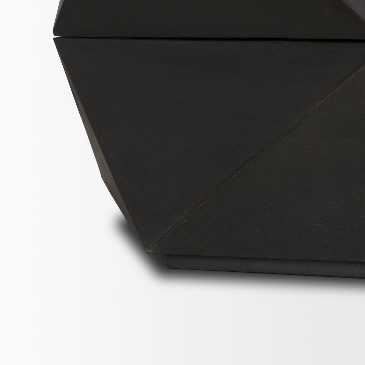 Arreto 2 Storage Coffee Table- Black