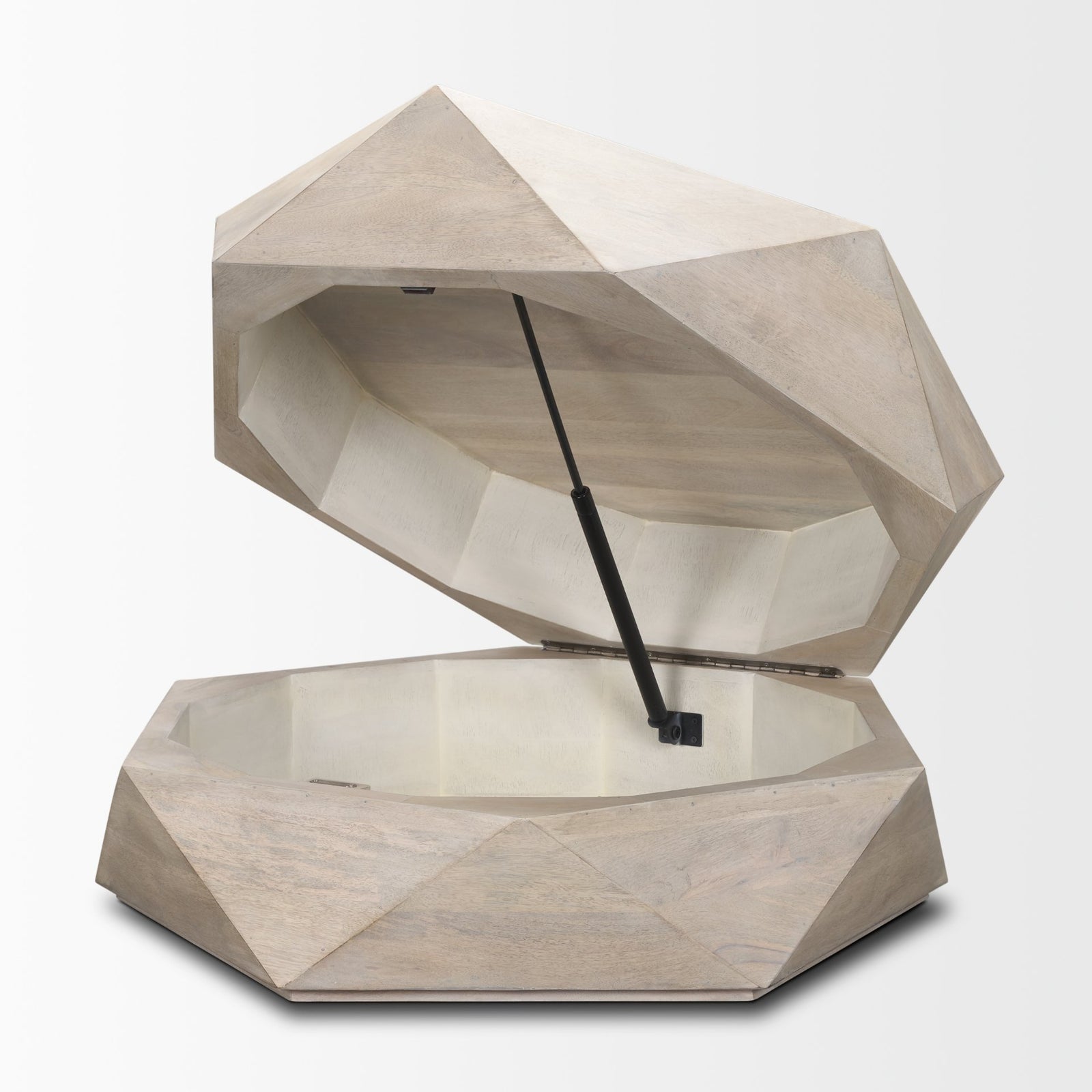 Arreto 2 Storage Coffee Table- White