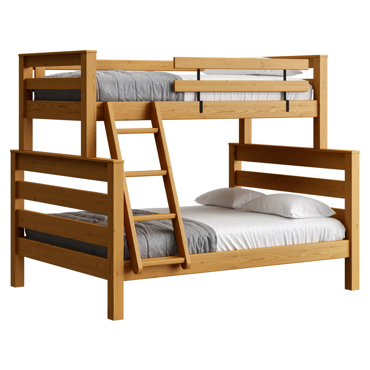 TimberFrame Bunk Bed TwinXL over Queen, Offset