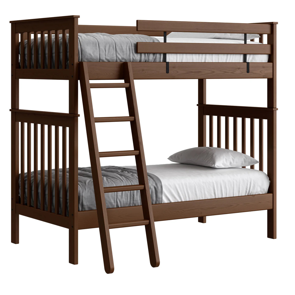Mission Bunk Bed  Regular Twin over Twin- Tall &amp; Regular Height