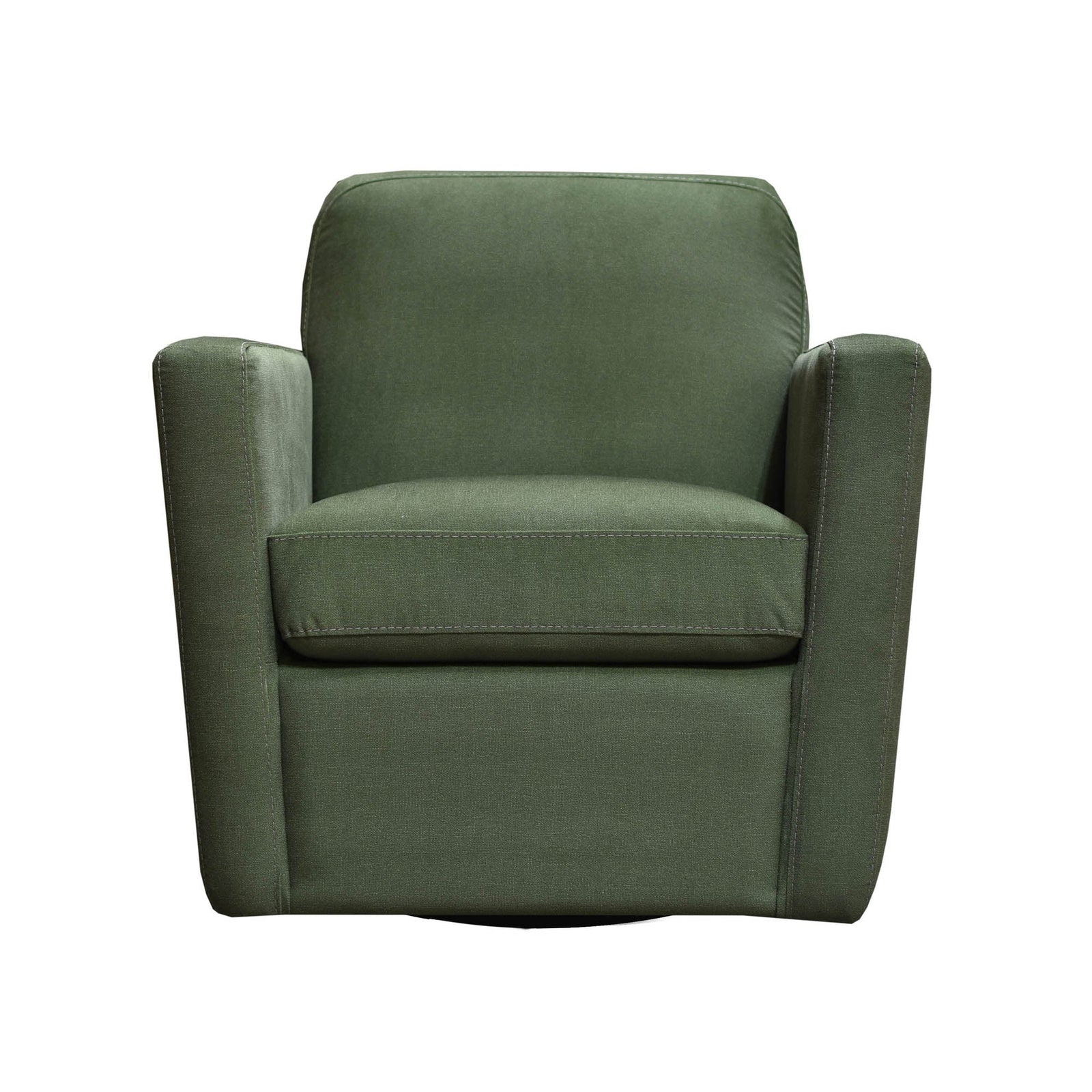 Cooper Swivel Club Chair - Forrest Green