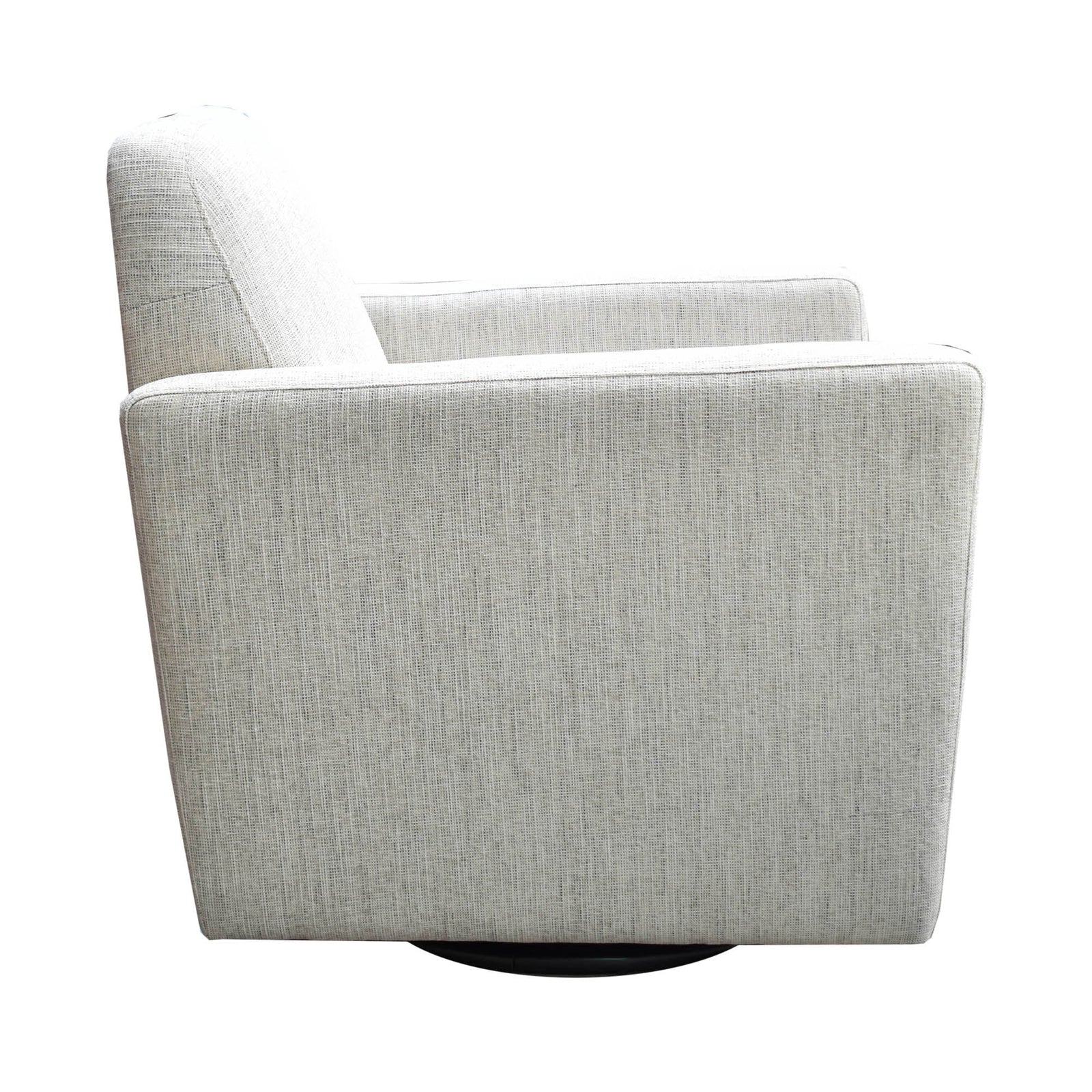 Cooper Swivel Club Chair - Woven Linen