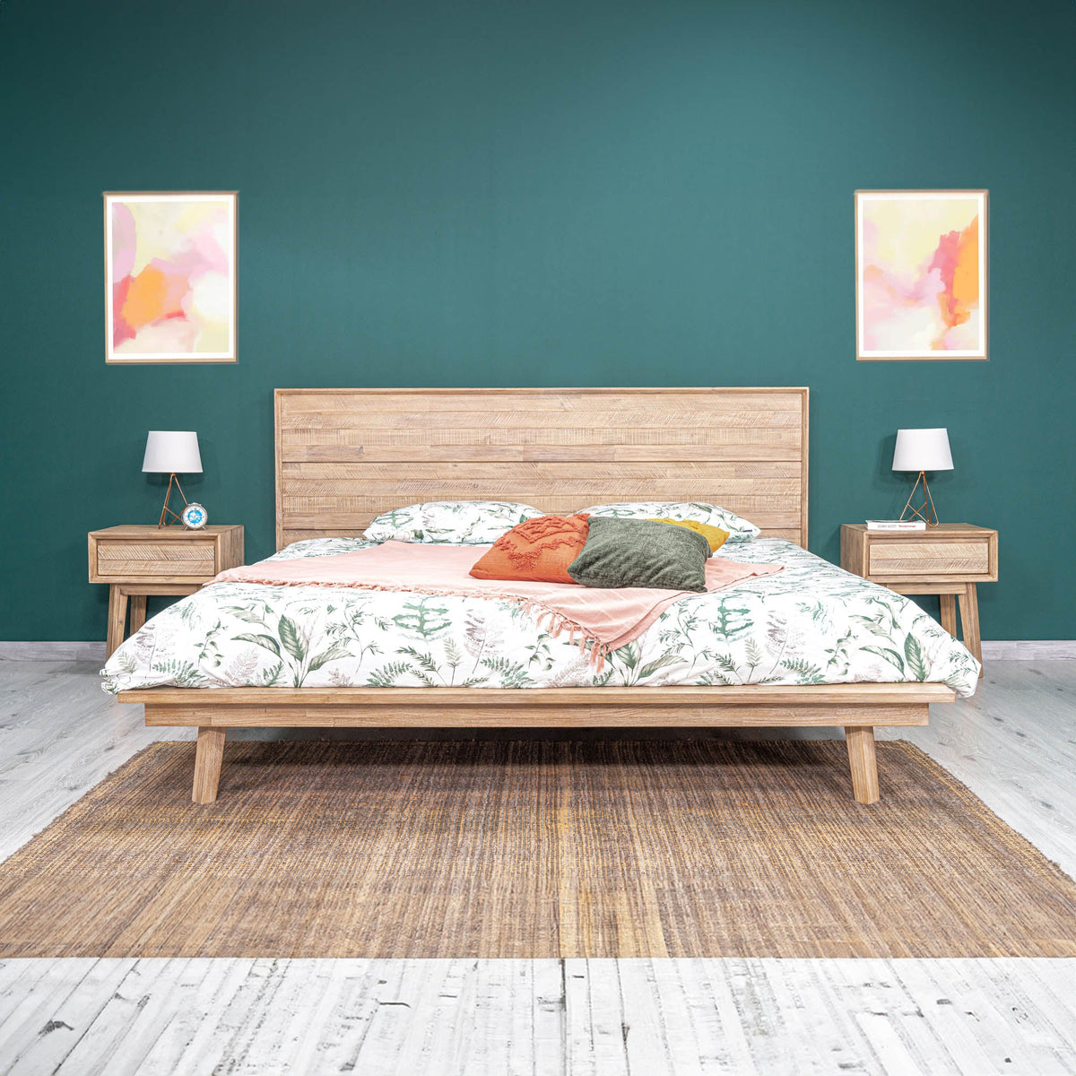 Gia Queen Bed - Light Driftwood