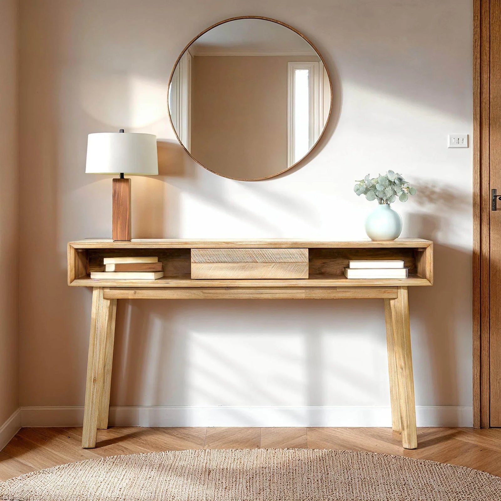 Gia Console Table - Light Driftwood