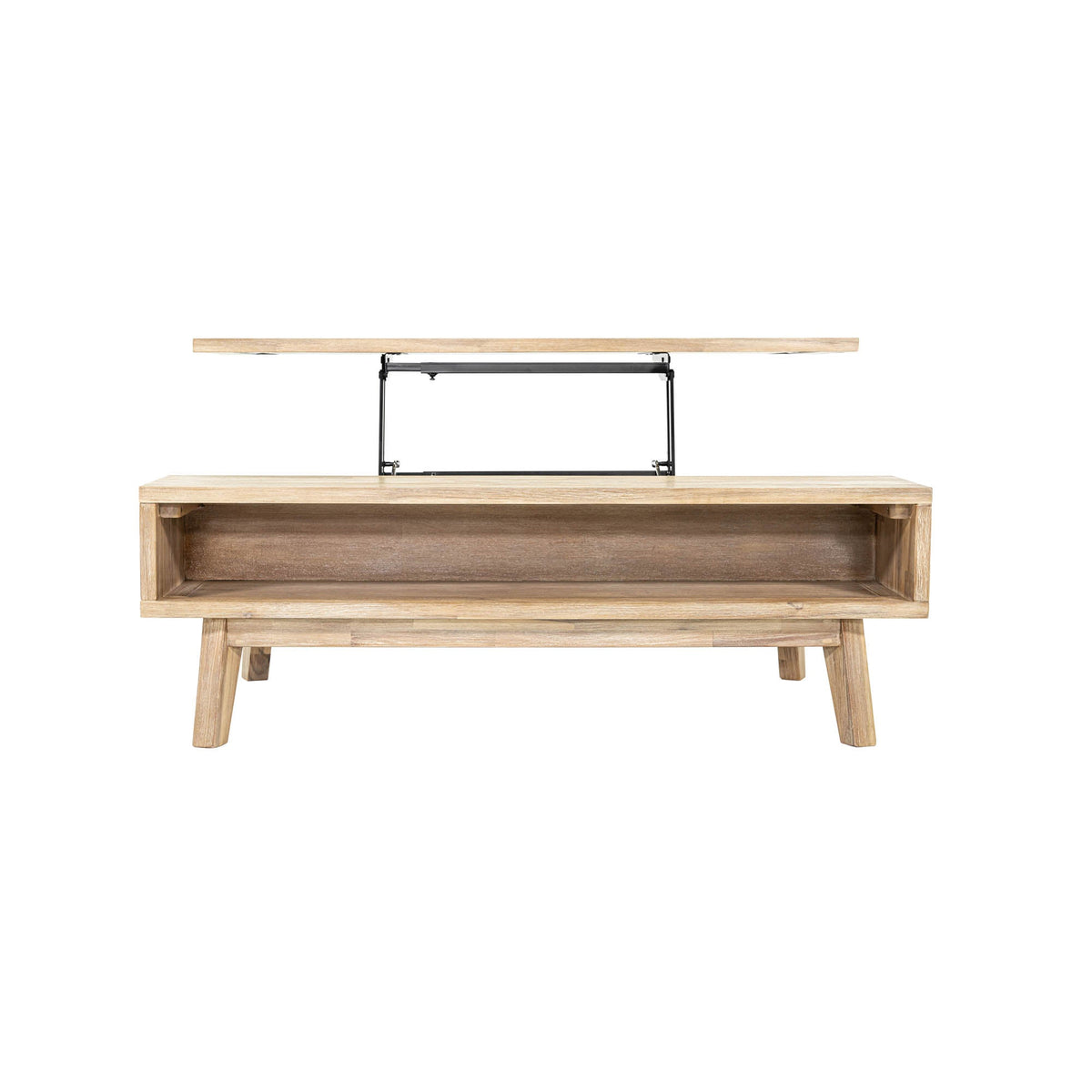 Gia Coffee Table w/ Lift Top - Light Driftwood
