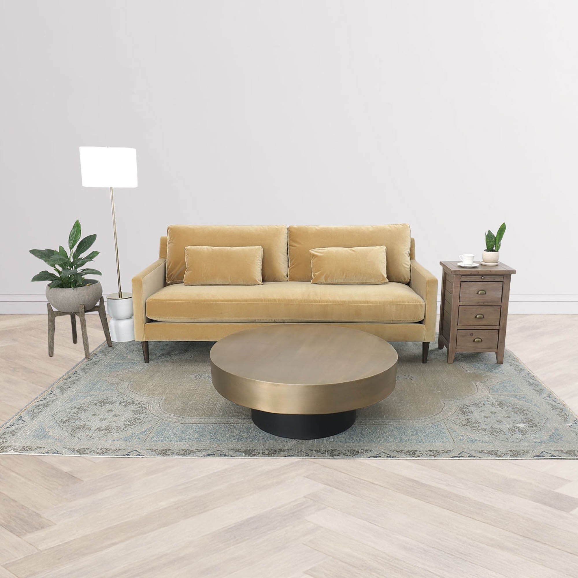 Irish Coast 3 Drw Nightstand - Sundried