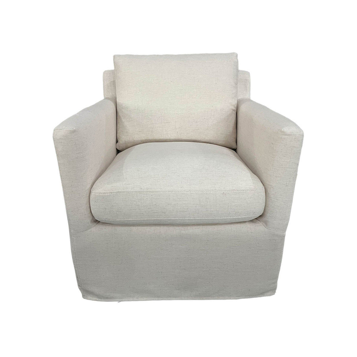 Heston Club Chair - Oyster Linen (Performance)