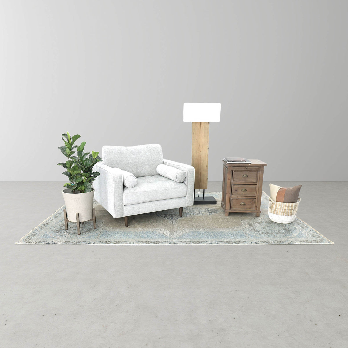 Settler Nightstand - Sundried