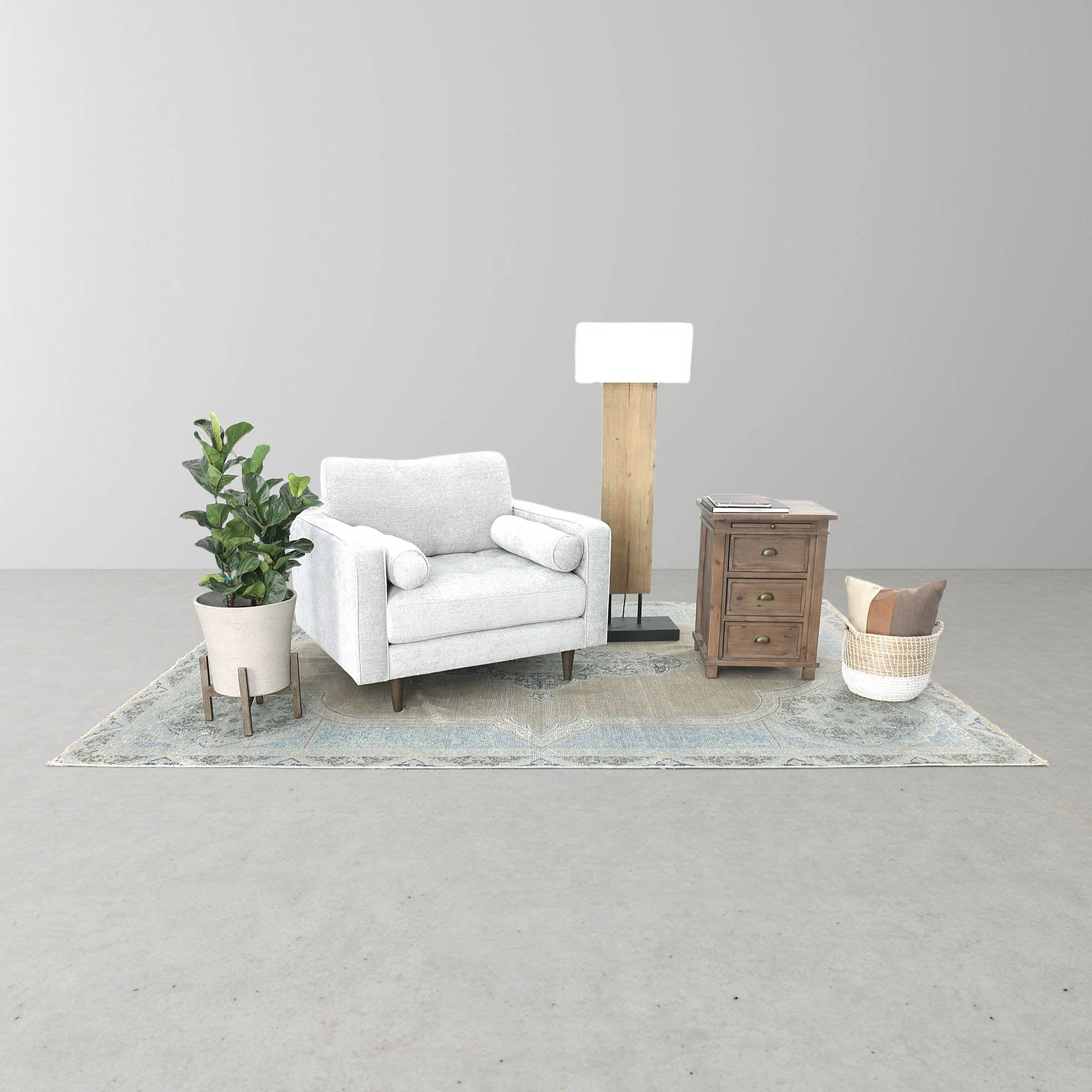 Settler Nightstand - Sundried