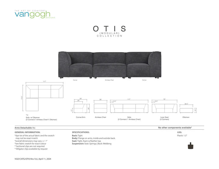 Otis - Custom Sectional