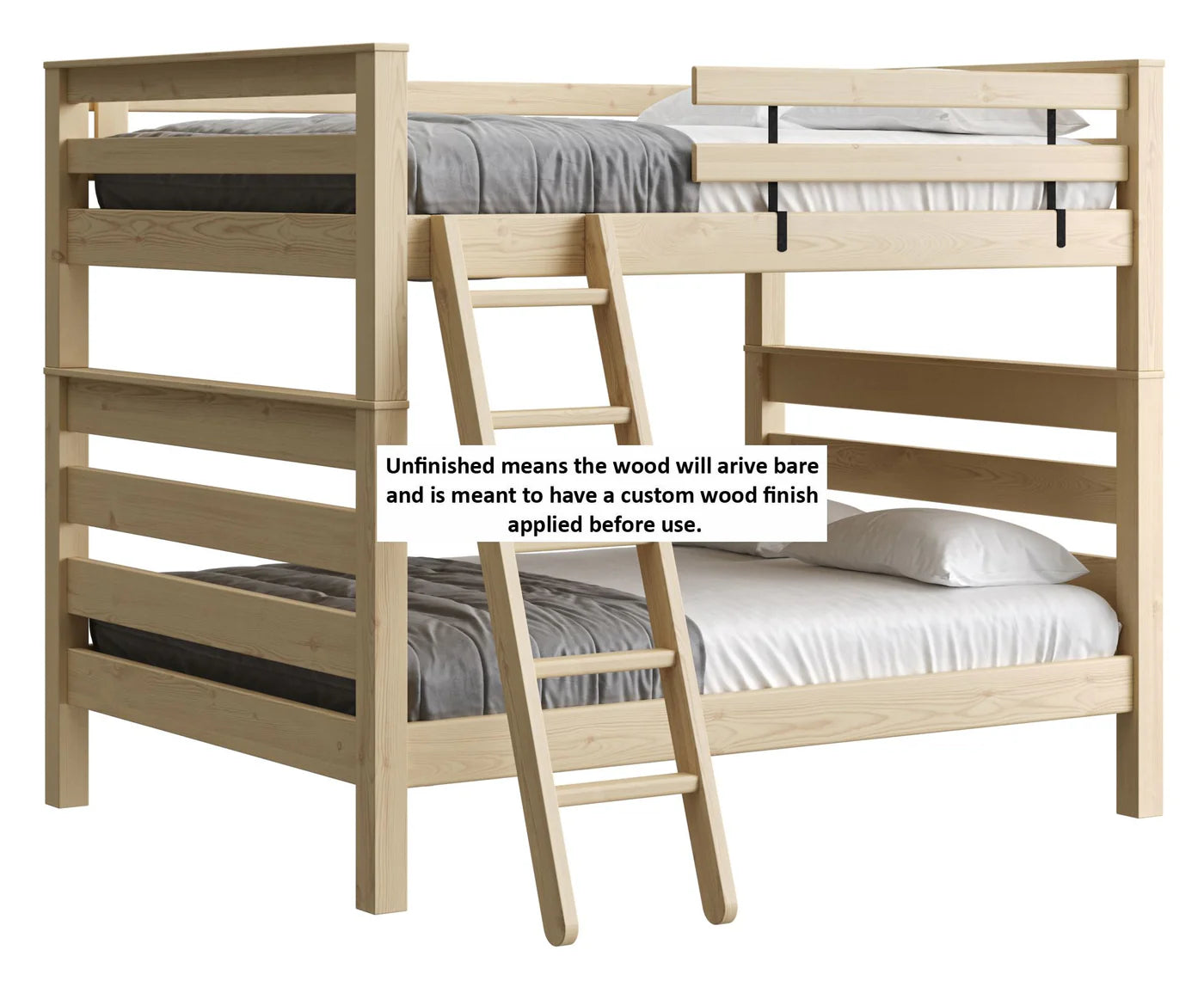 TimberFrame Bunk Bed Queen over Queen