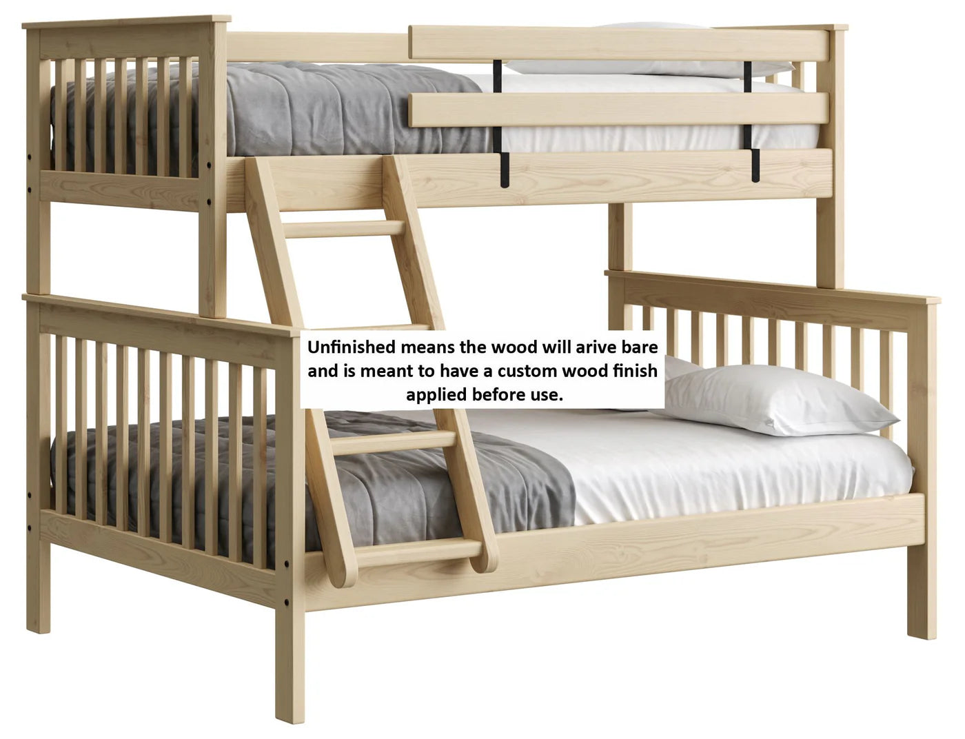 Mission Bunk Bed Twin over Double Tall & Regular Height