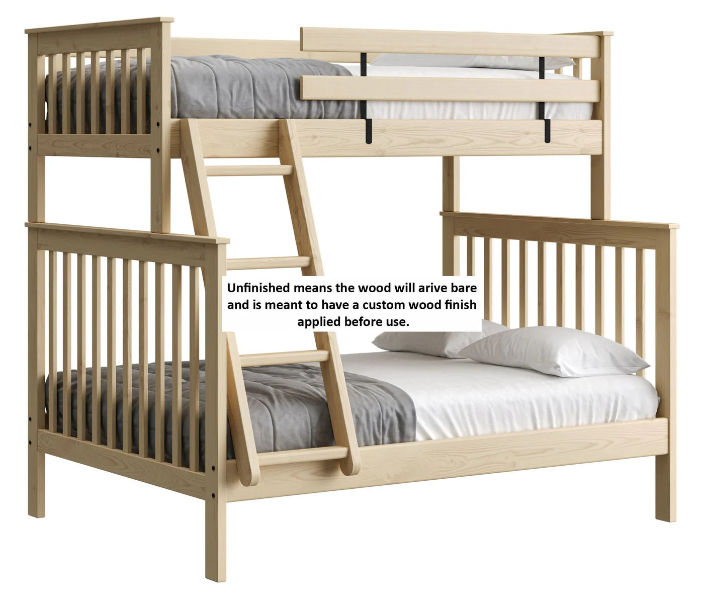 Mission Bunk Bed Twin over Double Tall & Regular Height