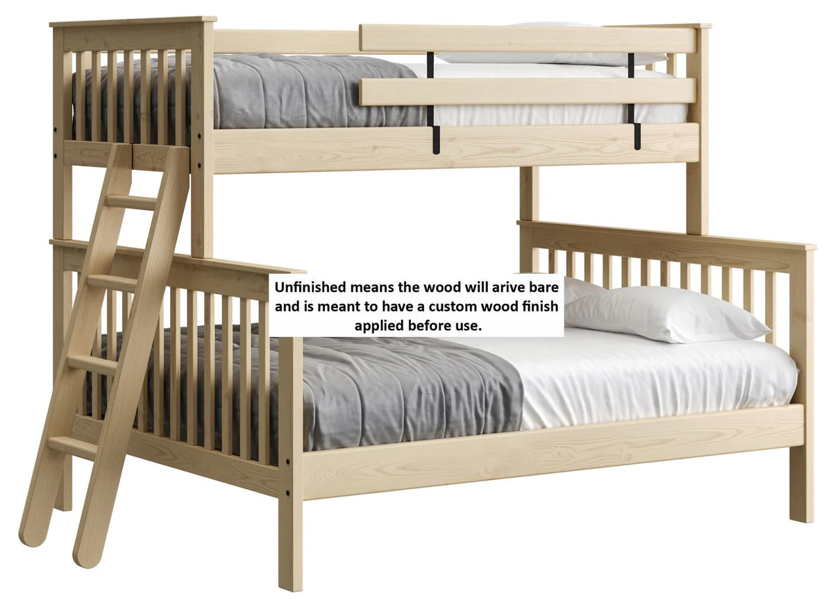 Mission Bunk Bed Twin XL over Queen