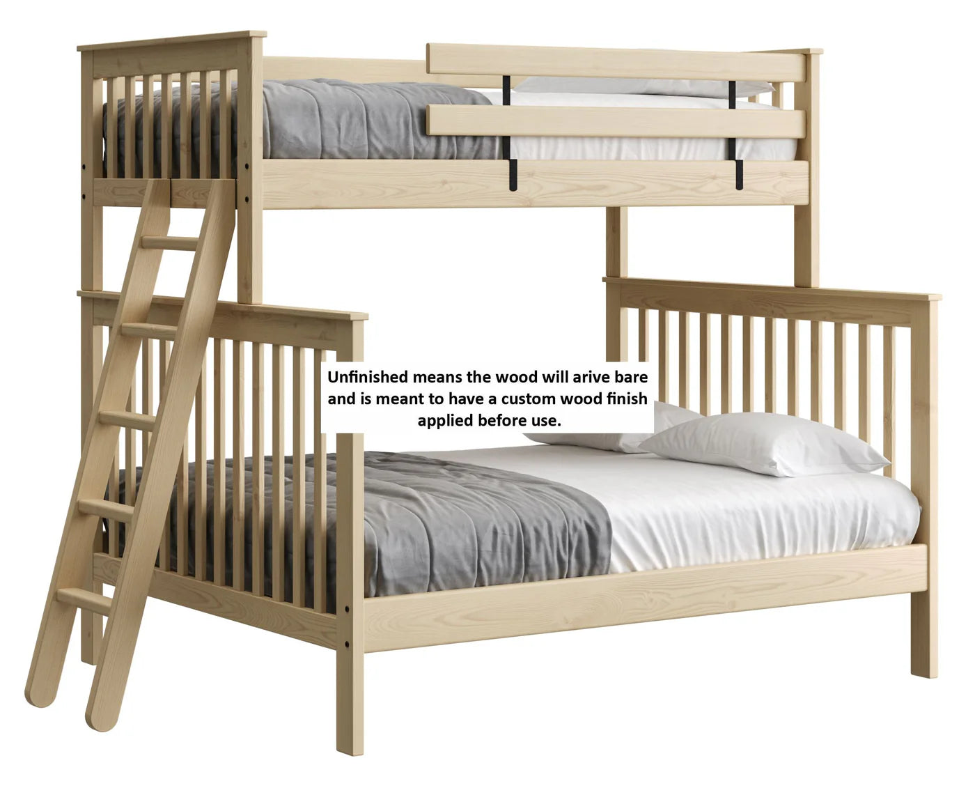Mission Bunk Bed Twin XL over Queen