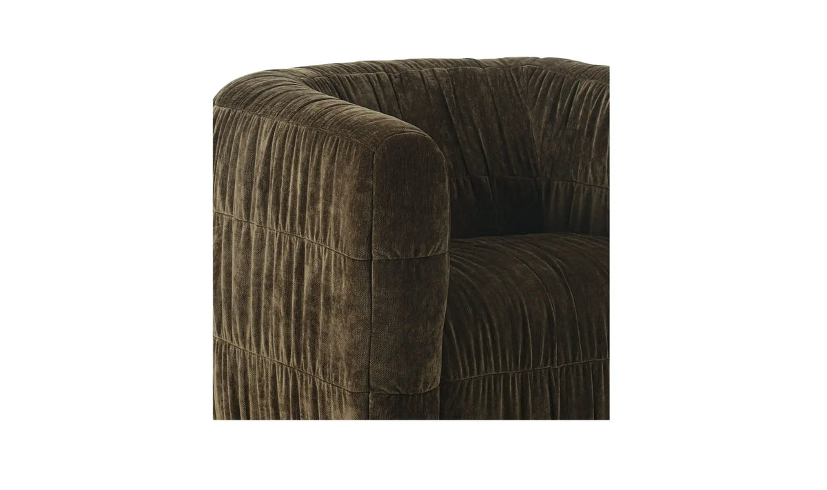 Robson Swivel Chair Dark Green