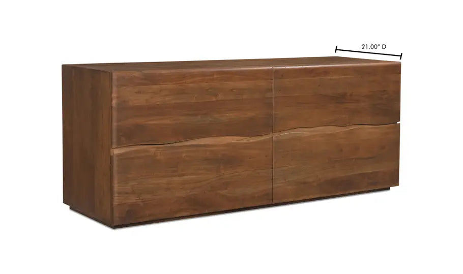 Watson 4 Drawer Dresser Brown