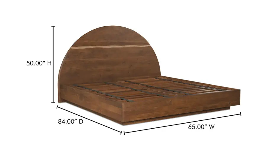Watson Queen Bed Brown