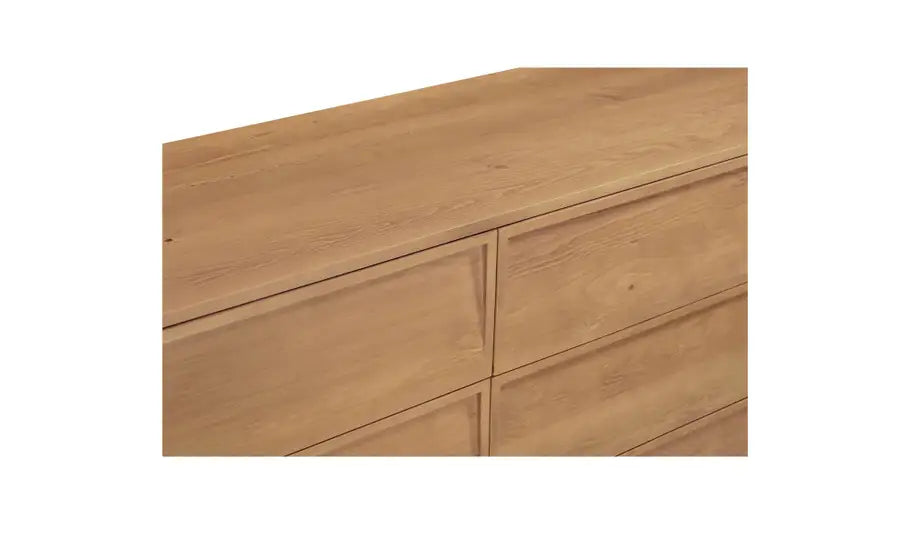 Hudson 6 Drawer Dresser Natural