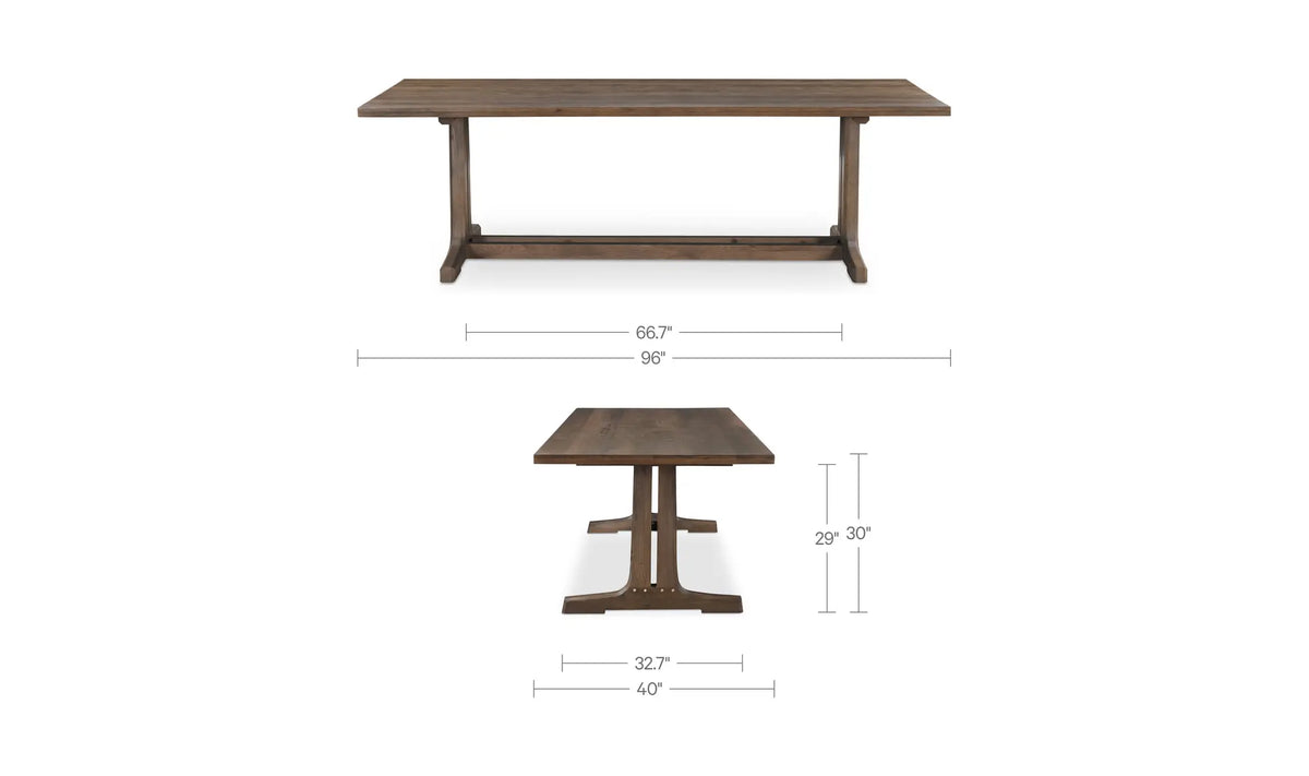 Samuel Dining Table Dark Brown