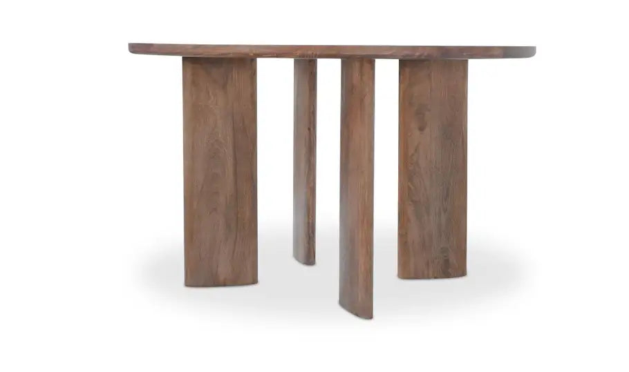 Lia Round Dining Table Dark Brown