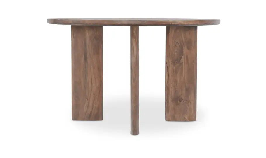 Lia Round Dining Table Dark Brown