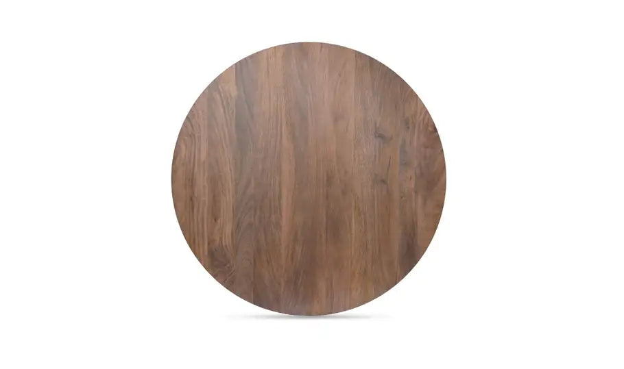 Lia Round Dining Table Dark Brown