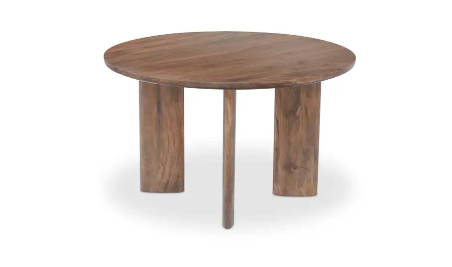 Lia Round Dining Table Dark Brown
