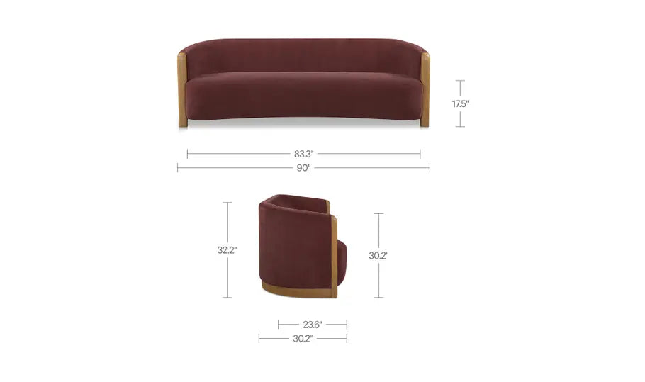 Anya Sofa Berry