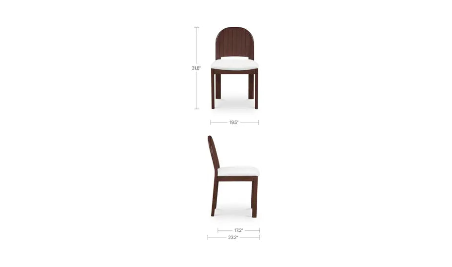 Emil Dining Chair Cream-Set of Two
