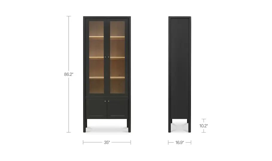 Hannah Tall Cabinet Black