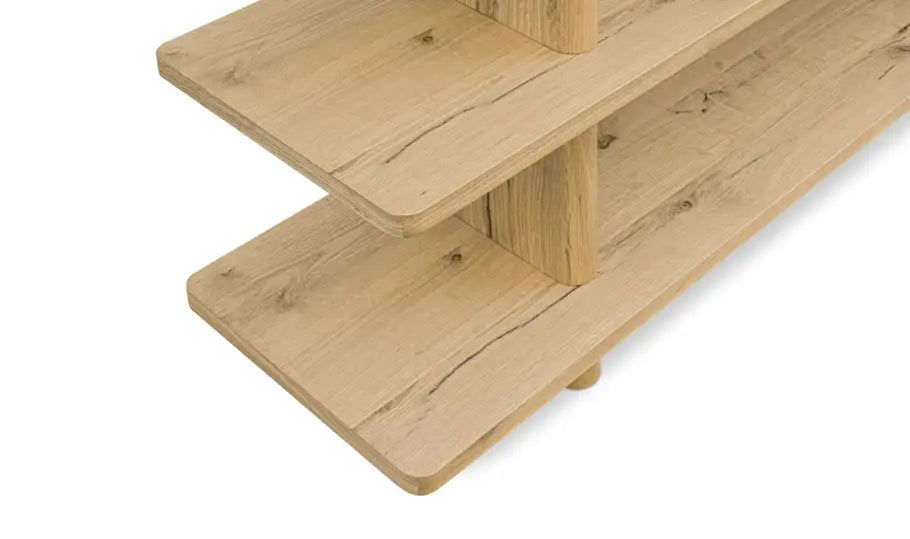Casey Small Bookcase Rustic Oak