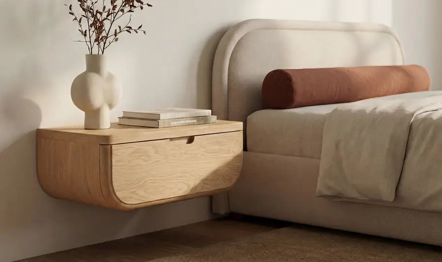 Hettie Floating Nightstand Natural