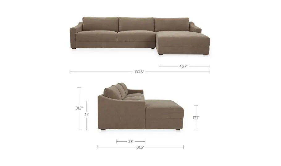 Farrow Sectional Taupe