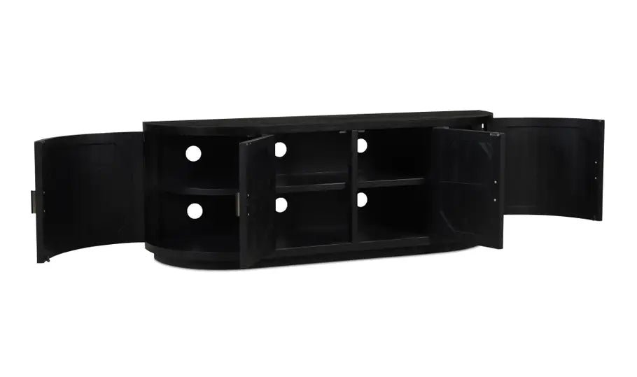 Nicola Media Cabinet Black