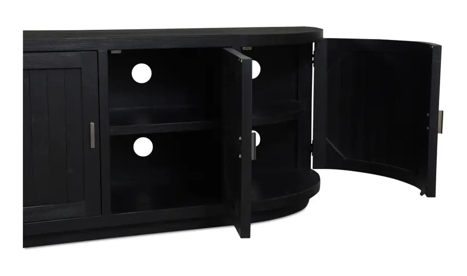 Nicola Media Cabinet Black