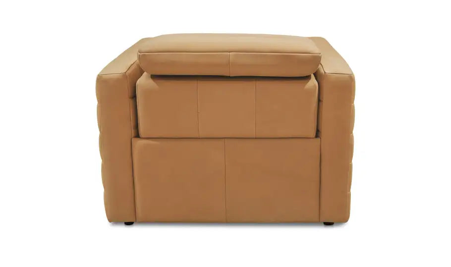Juno Power Recliner Chair Tan Leather