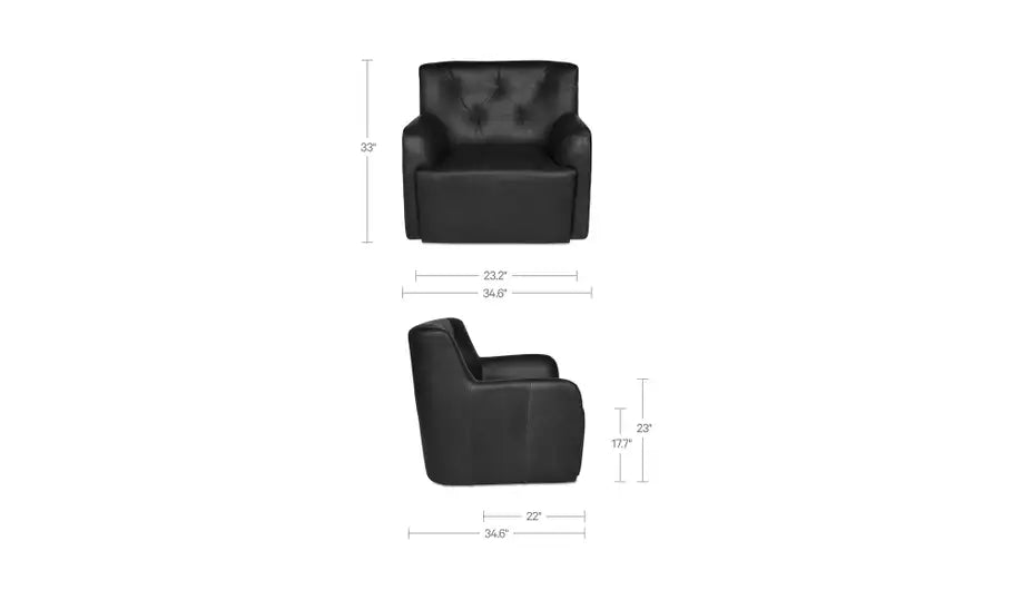 Sullivan Swivel Chair Black