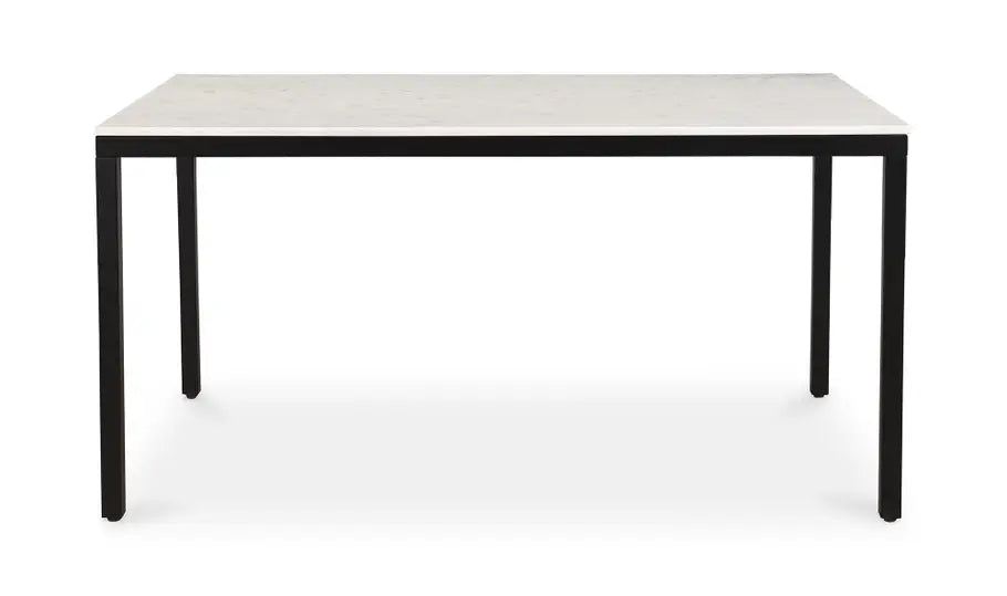 Parson Marble Small Dining Table White