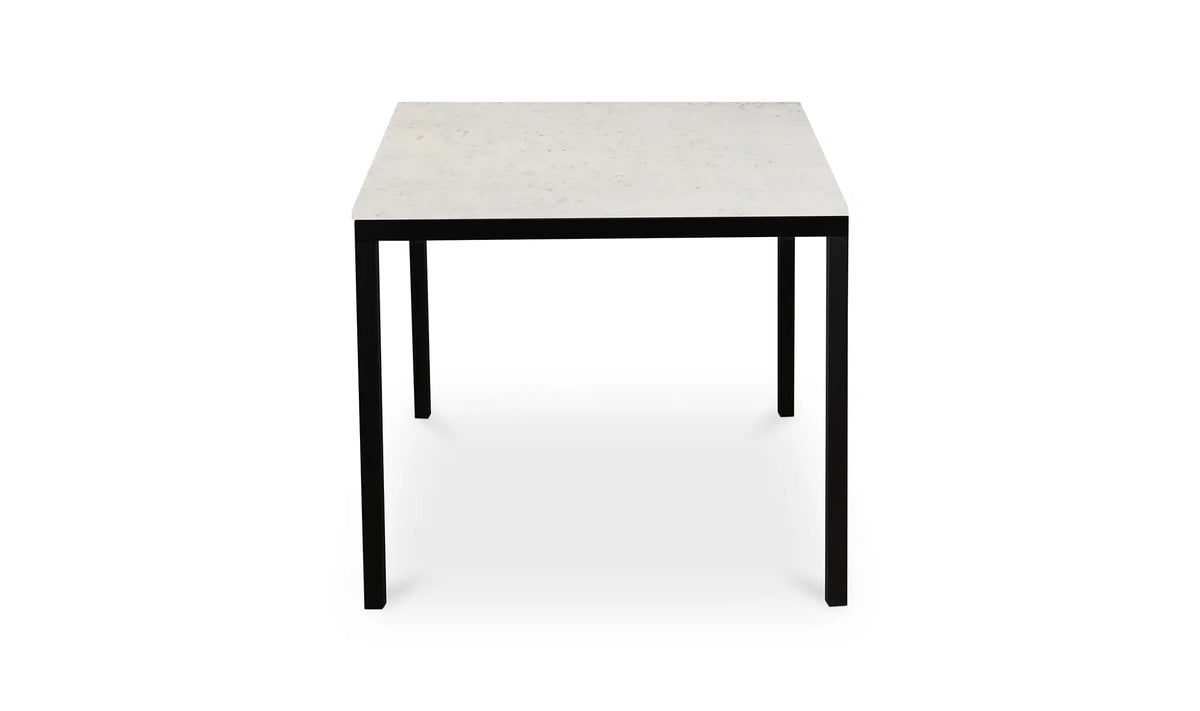 Parson Marble Small Dining Table White