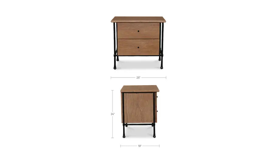 Rene Nightstand Brown