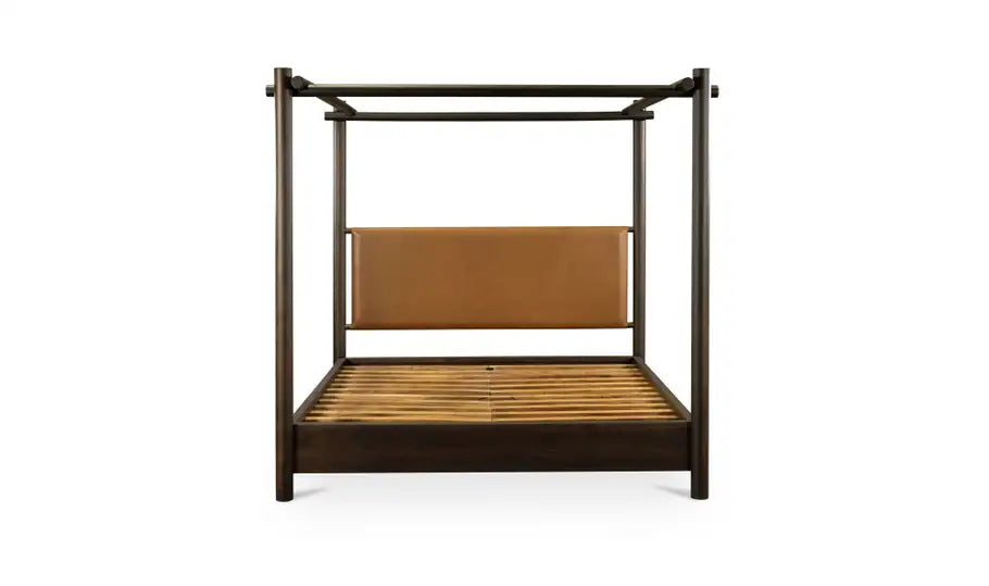 Devin Bed Queen Brown