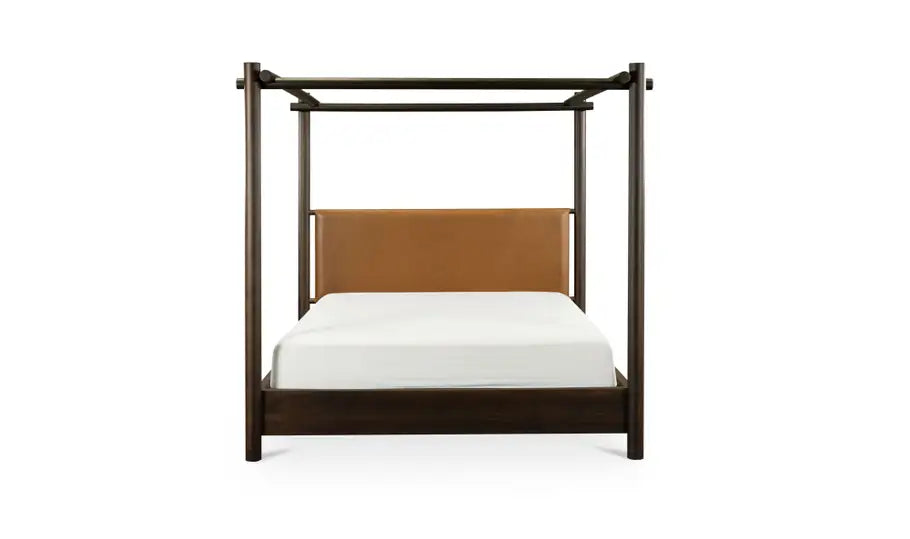 Devin Bed Queen Brown